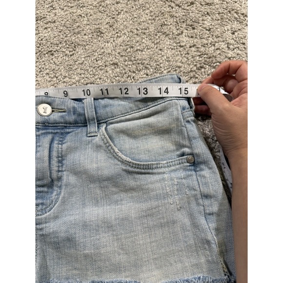 Pilcro And‎ The Letterpress Denim Shorts Casual Y2K Mini Micro Chic Grunge  30" - Picture 7 of 8